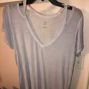 Nordstrom free people v neck tee
